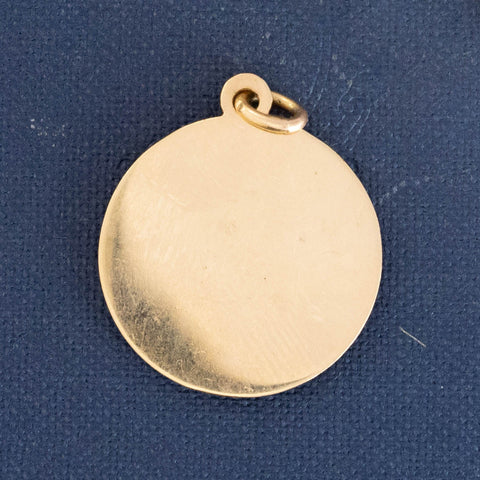 Old English "F" Medallion Pendant