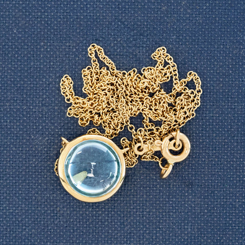 Olive Leaf Topaz Pendant, by Paloma Picasso for Tiffany & Co.