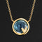 Paloma Picasso for Tiffany & Co. Olive Leaf topaz pendant necklace in 18kt yellow gold