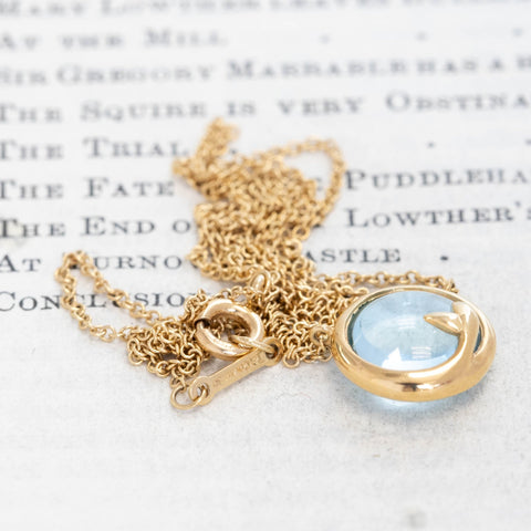 Olive Leaf Topaz Pendant, by Paloma Picasso for Tiffany & Co.