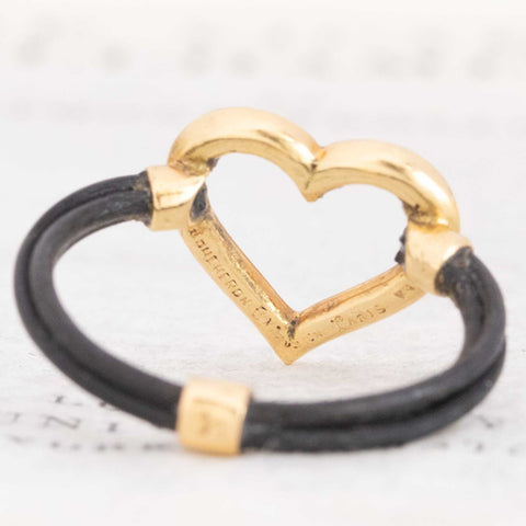Open Heart Rope Ring by Boucheron Paris