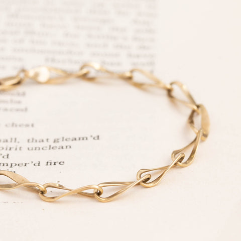 Oval Link Bracelet, 14kt