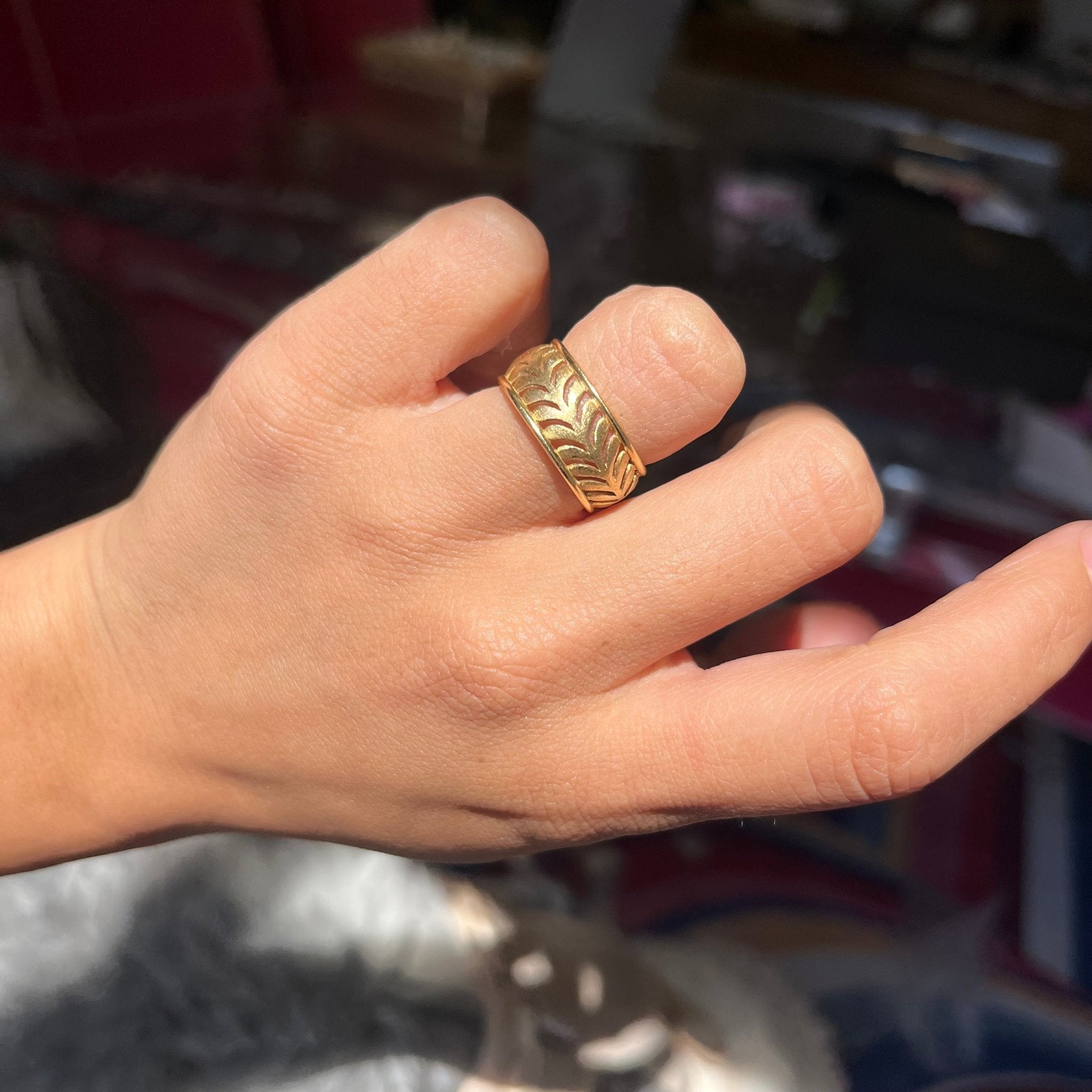 Paloma Picasso Villa Palm Band, by Tiffany & Co.