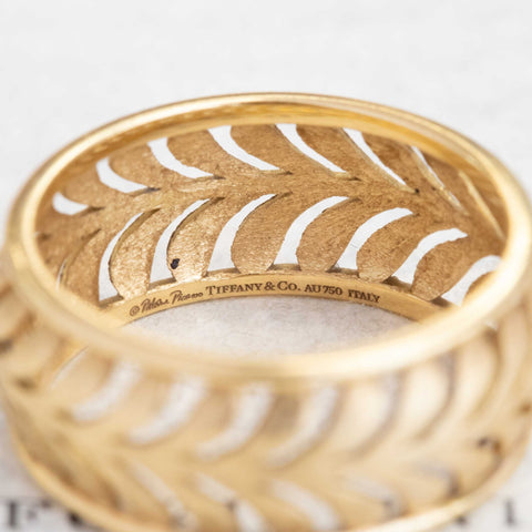 Paloma Picasso Villa Palm Band, by Tiffany & Co.