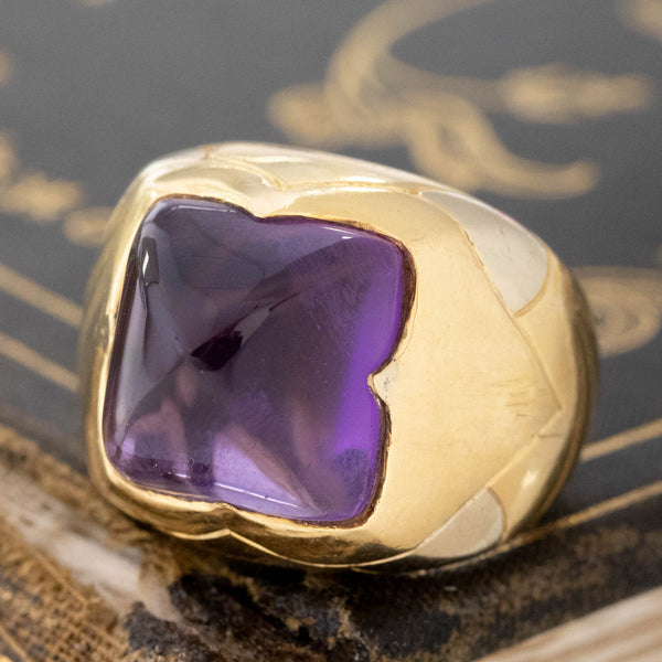 Piramide Amethyst Ring by Bvlgari