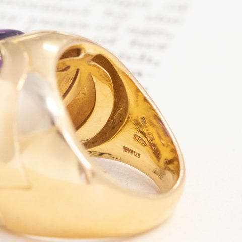 Piramide Amethyst Ring by Bvlgari
