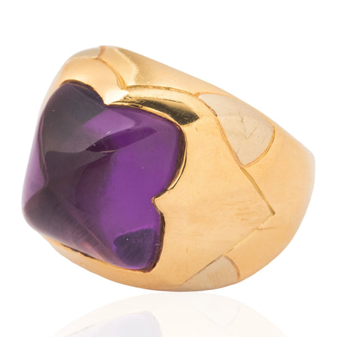 Piramide Amethyst Ring, by Bvlgari