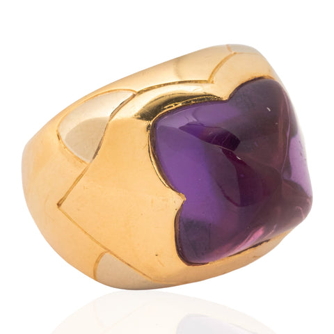 Piramide Amethyst Ring, by Bvlgari