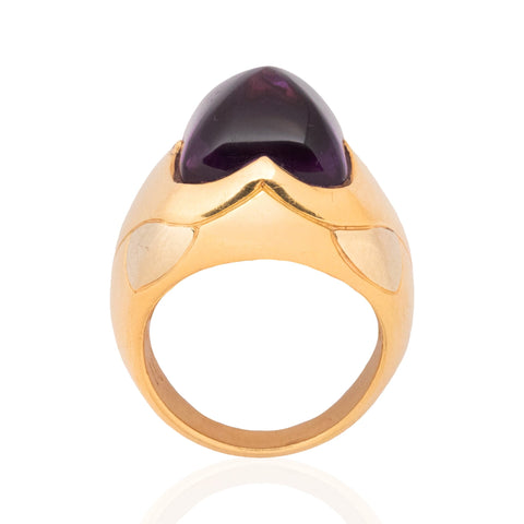 Piramide Amethyst Ring, by Bvlgari