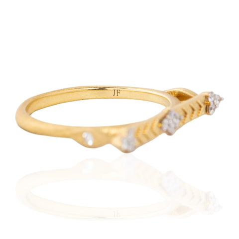 Quad Trio Bar Ring, by Jude Frances