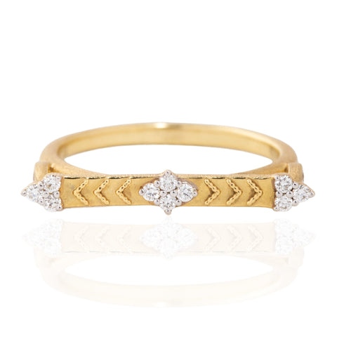 Quad Trio Bar Ring, by Jude Frances