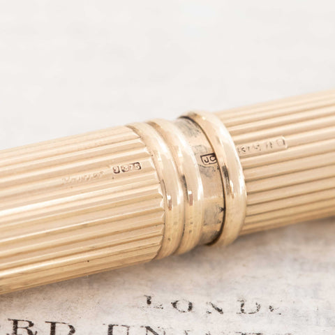 RARE Antique Retractable Makeup Brush, by Cartier London