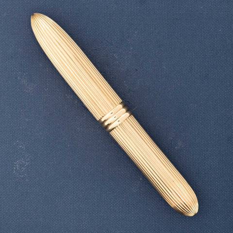 RARE Antique Retractable Makeup Brush, by Cartier London