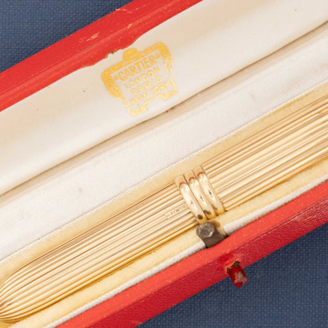 RARE Antique Retractable Makeup Brush, by Cartier London