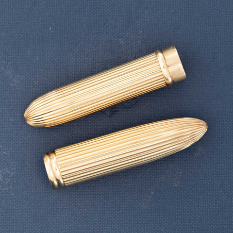 RARE Antique Retractable Makeup Brush, by Cartier London