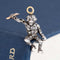 RARE Antique Rose Cut Diamond Monkey Charm
