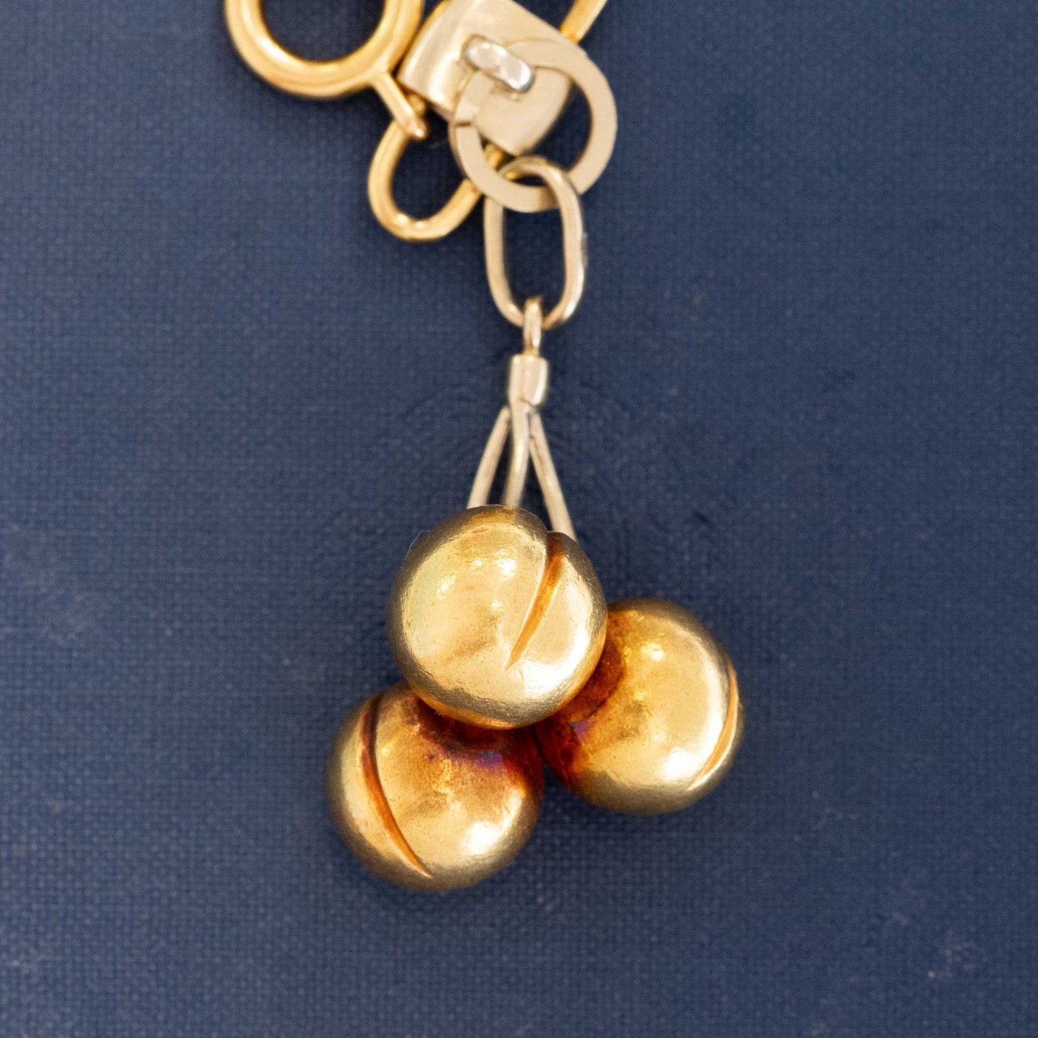 Rare Cartier Aldo Cipullo fruit charm bracelet with playful gold summer motifs