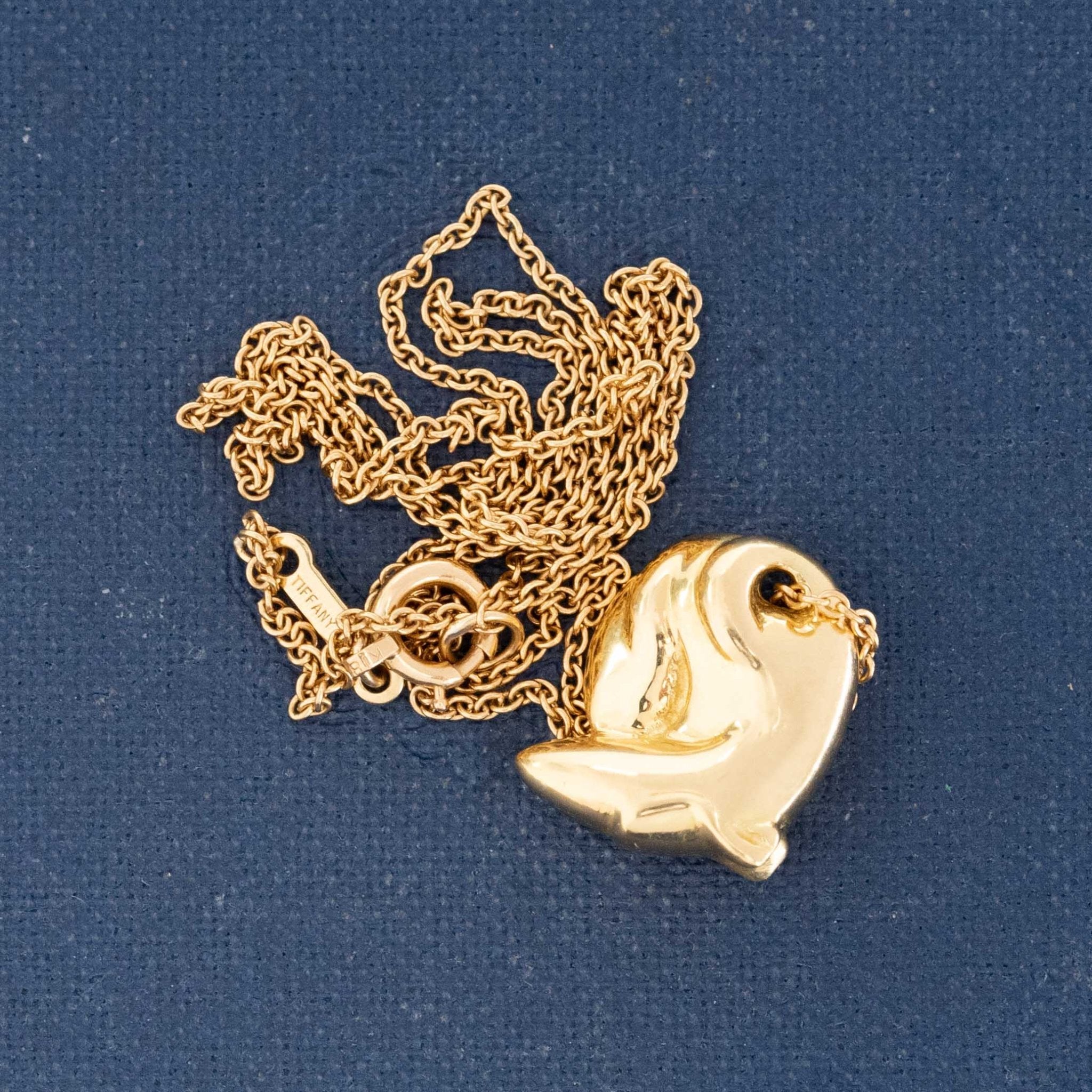 Vintage Peretti Chinese Zodiac Dog charm in polished yellow gold