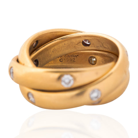 RARE Vintage Constellation Rolling Ring, by Cartier