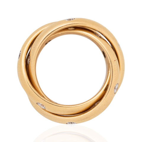 RARE Vintage Constellation Rolling Ring, by Cartier