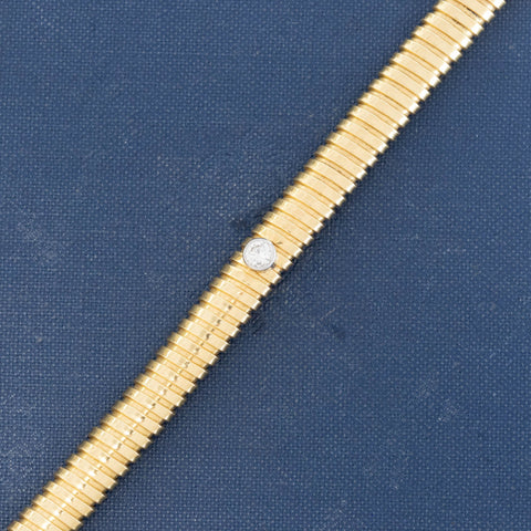 RARE Vintage Diamond Tubogas Bracelet, by Paloma Picasso for Tiffany & Co.
