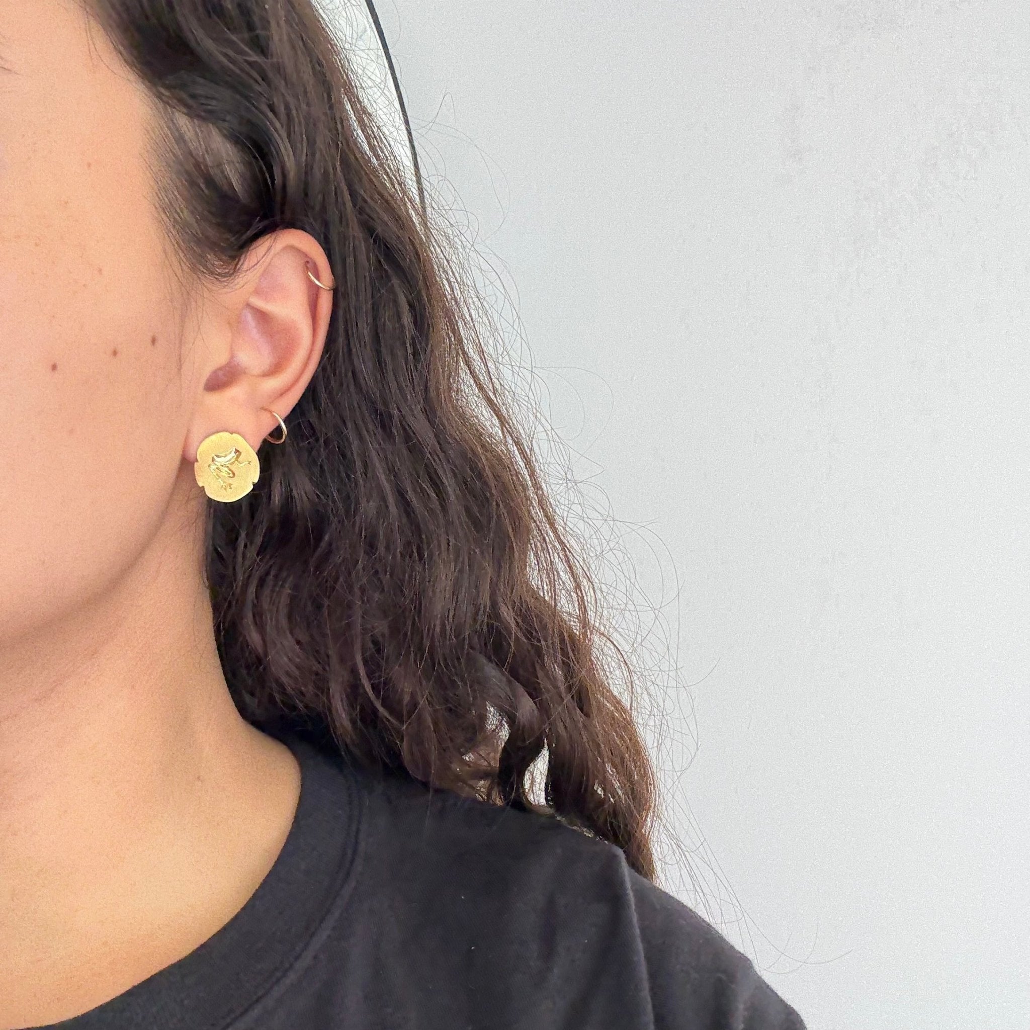 RARE Vintage Frog on Lilly Pad Earrings, by Tiffany & Co.