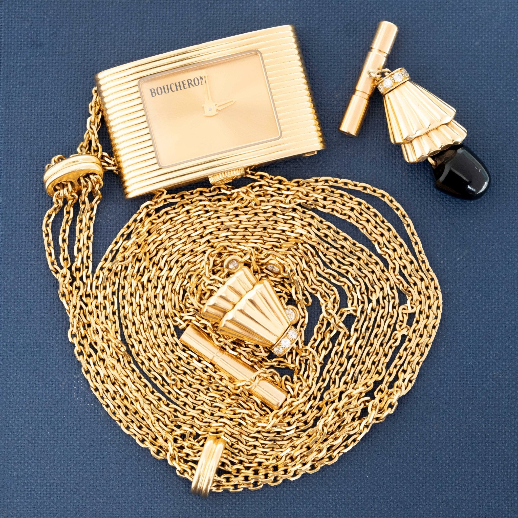 Vintage Boucheron pendant watch with tassel detail
