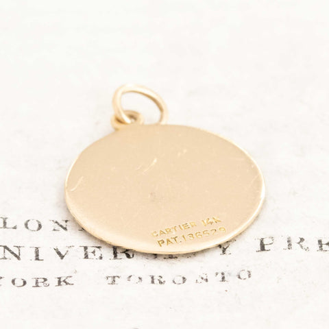 RARE Vintage Jesus Calm the Storm Medallion by Cartier