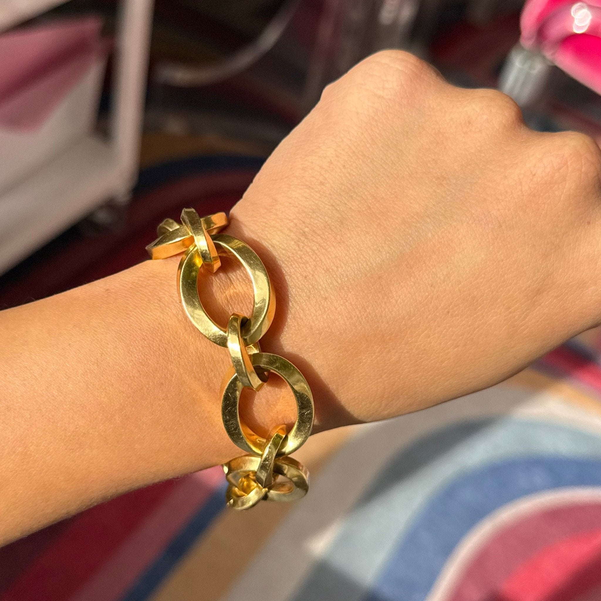 RARE Vintage Jumbo Oval Link Bracelet, by Tiffany & Co.