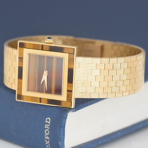 RARE Vintage "Protocole" Tigers Eye Watch, by Piaget