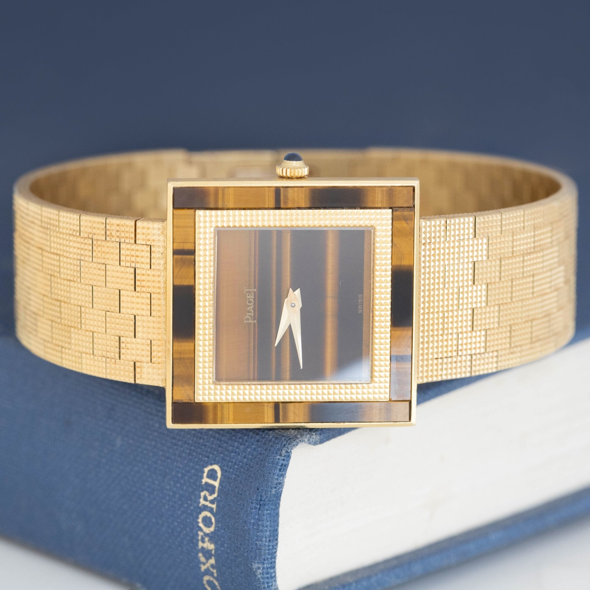 RARE Vintage "Protocole" Tigers Eye Watch, by Piaget