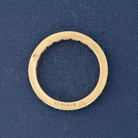 2.30ctw RARE Vintage Sapphire Eternity Band, by Cartier London