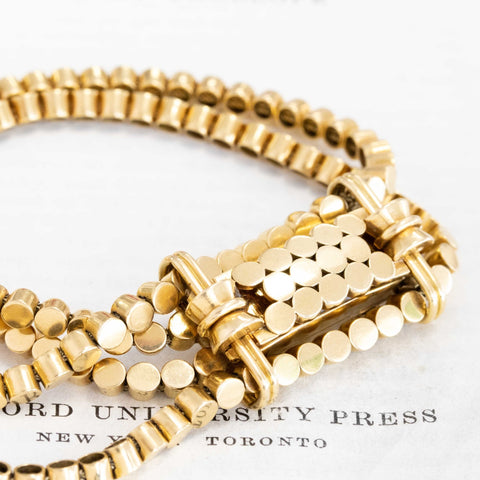 Andre Col Retro French Gold Bracelet Watch, by Jaeger-LeCoultre