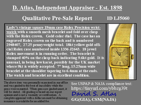 Retro Gold Ladies Watch, by Rolex