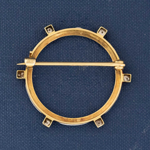 Retro Nautical/Mariner Themed Brooch by Cartier