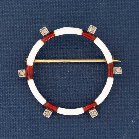 Retro Nautical/Mariner Themed Brooch by Cartier
