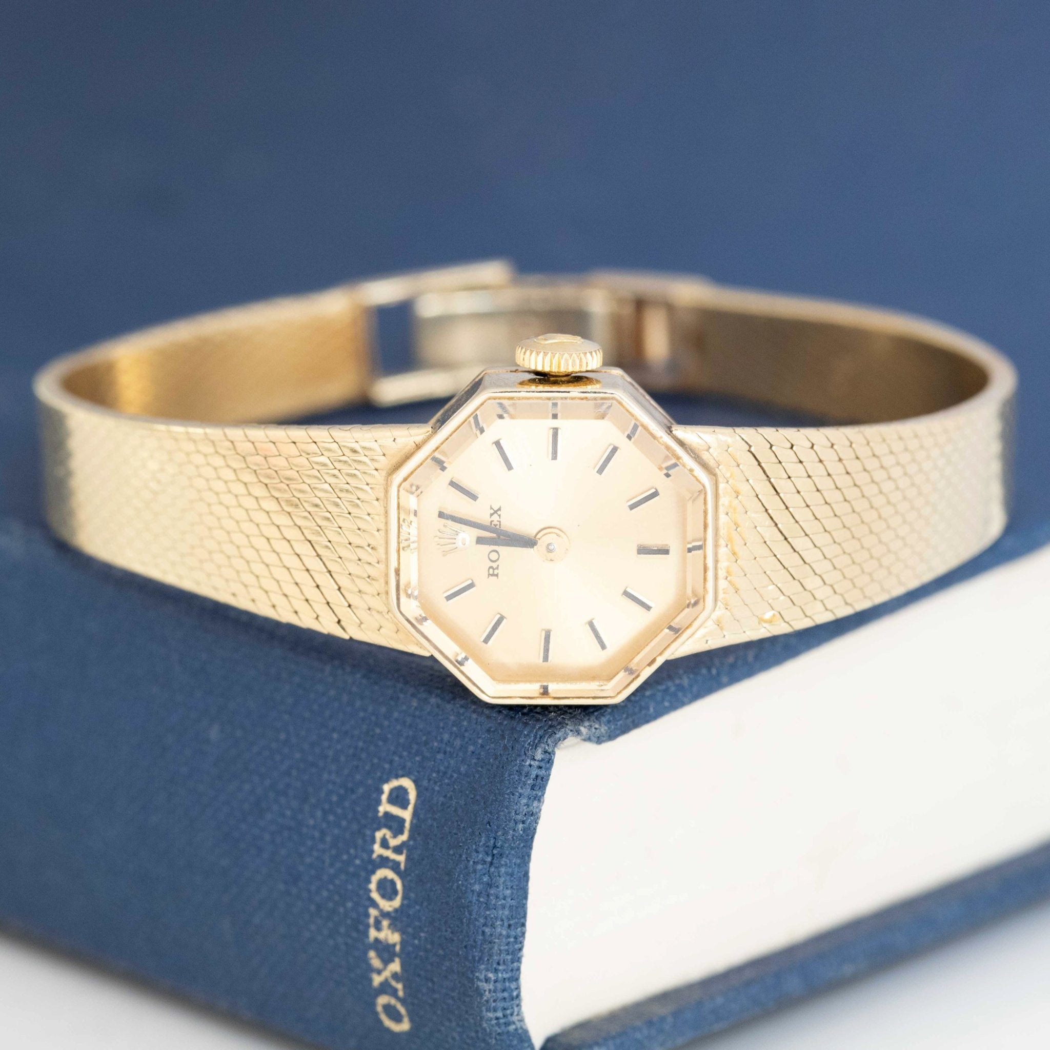 Retro Octagonal Gold Ladies Watch, by Rolex