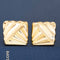 Retro Square Clip On Earrings by Cartier