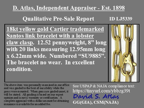 Santos Chain Bracelet, by Cartier