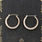 Satin Hoop Earrings