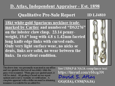 Spartacus Chain Necklace, by Cartier