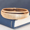 Triple Row Wide Tubogas Bracelet, Italian