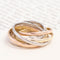 Triple Tone 6 Stack Rolling Ring