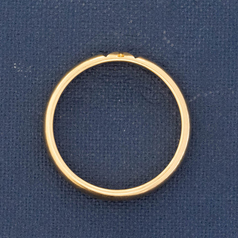 V Gold Wedding Band by Louis Vuitton