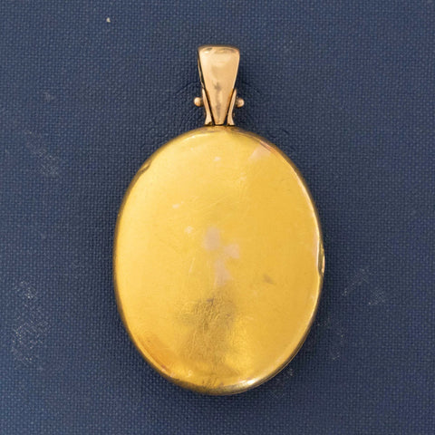 Victorian Old Mine Cut Diamond Locket