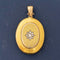 Victorian Old Mine Cut Diamond Locket