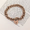 Victorian Curb Link Heart Padlock Bracelet, Rose Gold