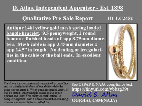 Victorian Mesh Wrap Bracelet