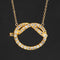 Victorian Rose Cut Diamond Lover's Knot Pendant