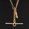 Vintage 14kt Curb Link Watch Chain